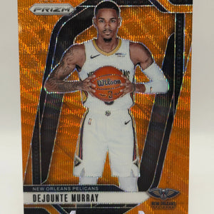 2024-25 Panini Prizm Basketball #1 Dejounte Murray 58/60 Orange Wave Parallel FRENLY BRICKS - Open 7 Days