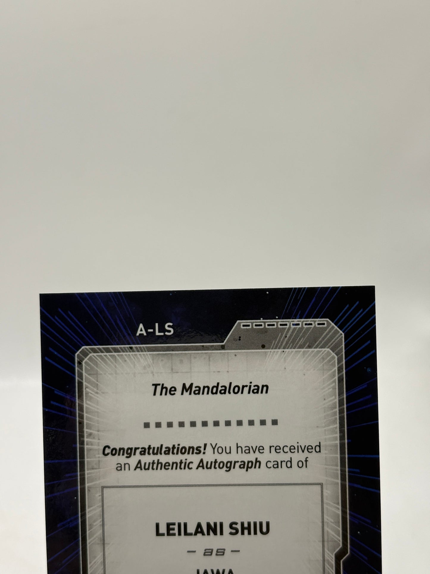 Topps Star Wars #A-LS Leilani Shiu as Jawa Auto Silver FRENLY BRICKS - Open 7 Days