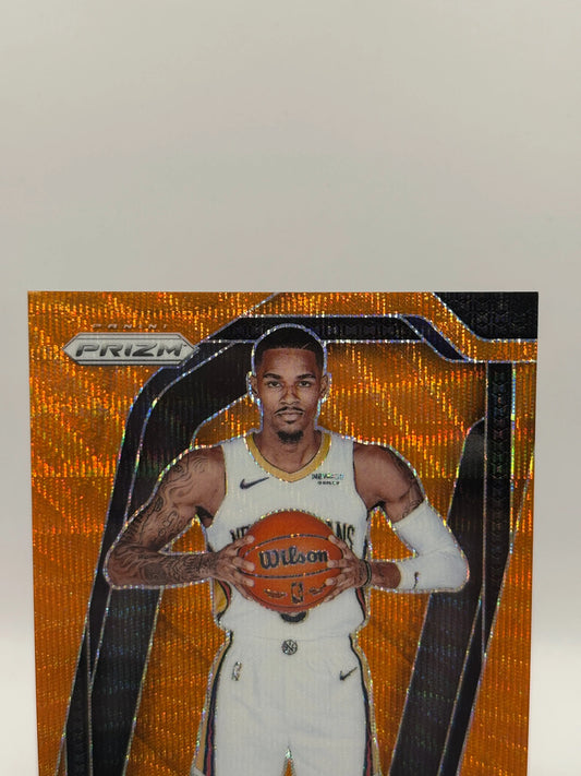 2024-25 Panini Prizm Basketball #1 Dejounte Murray 58/60 Orange Wave Parallel FRENLY BRICKS - Open 7 Days