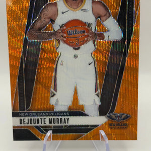 2024-25 Panini Prizm Basketball #1 Dejounte Murray 58/60 Orange Wave Parallel FRENLY BRICKS - Open 7 Days