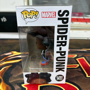 Funko Pop! Marvel: Spider-Man: Across The Spider-Verse - Spider-Punk#1411 FRENLY BRICKS - Open 7 Days