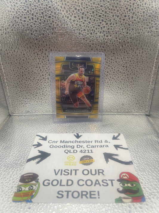 2021-22 Panini Select Basketball Bojan Bogdanovic 08/10 no.69 Gold Prizm FRENLY BRICKS - Open 7 Days
