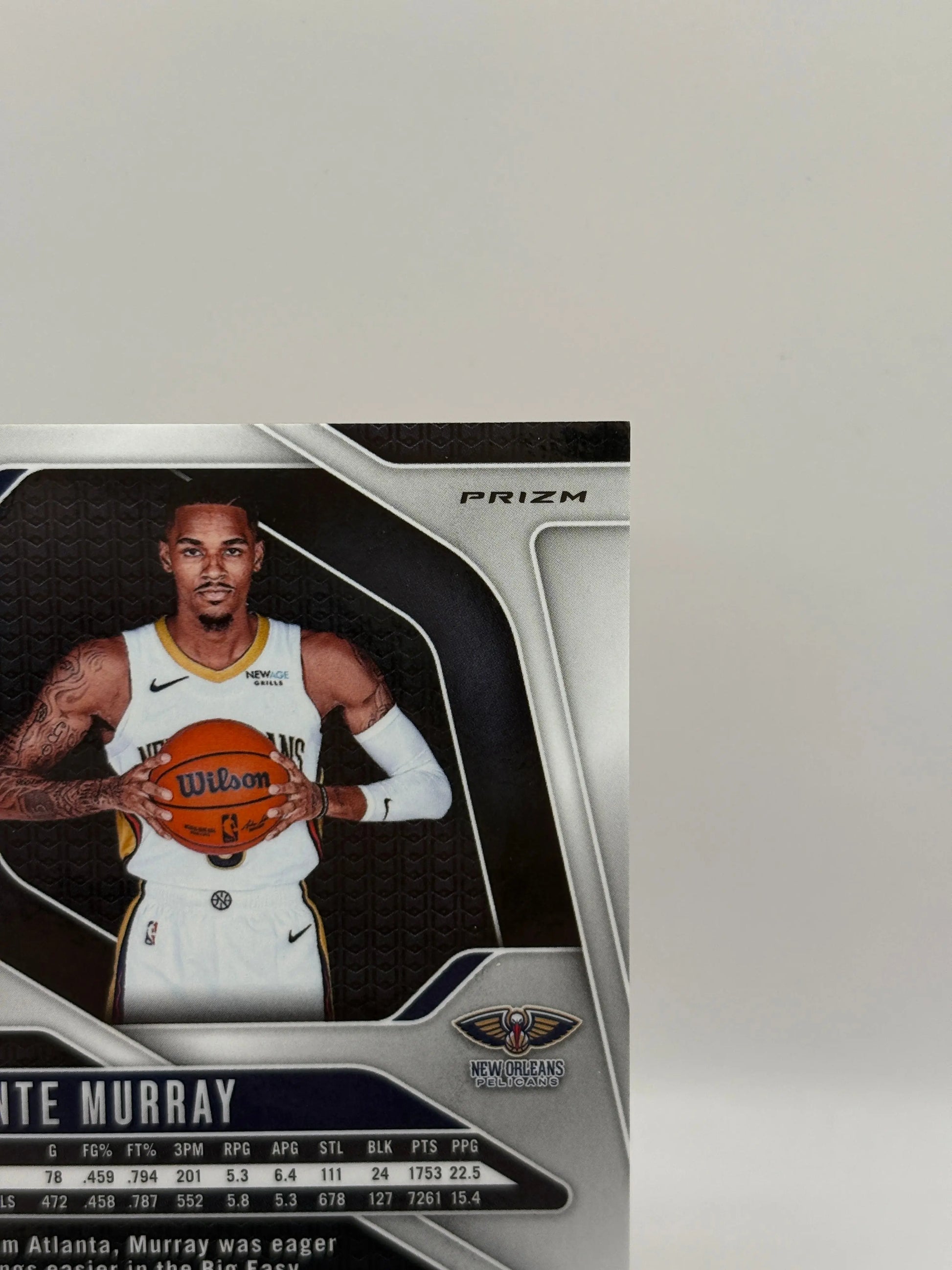 2024-25 Panini Prizm Basketball #1 Dejounte Murray 58/60 Orange Wave Parallel FRENLY BRICKS - Open 7 Days