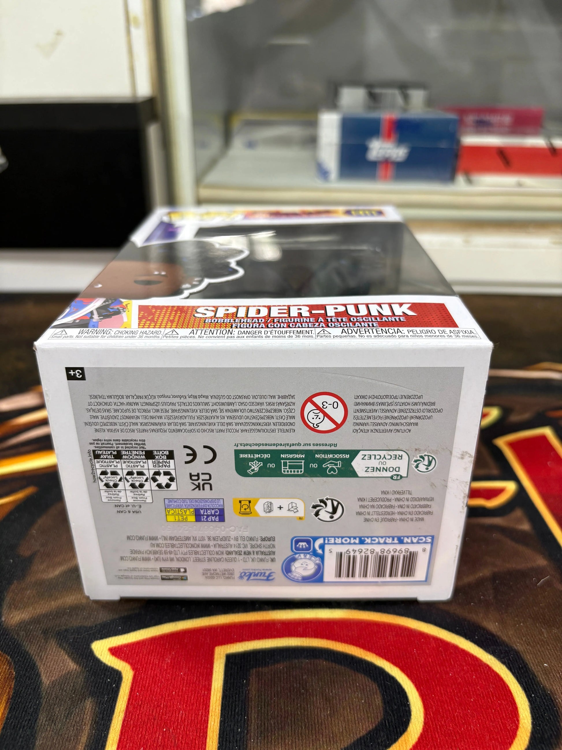 Funko Pop! Marvel: Spider-Man: Across The Spider-Verse - Spider-Punk#1411 FRENLY BRICKS - Open 7 Days