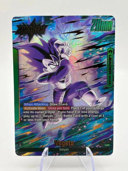 Dragon Ball Super Fusion World - Vegeta FB04-051 Leader Alt Art FRENLY BRICKS - Open 7 Days