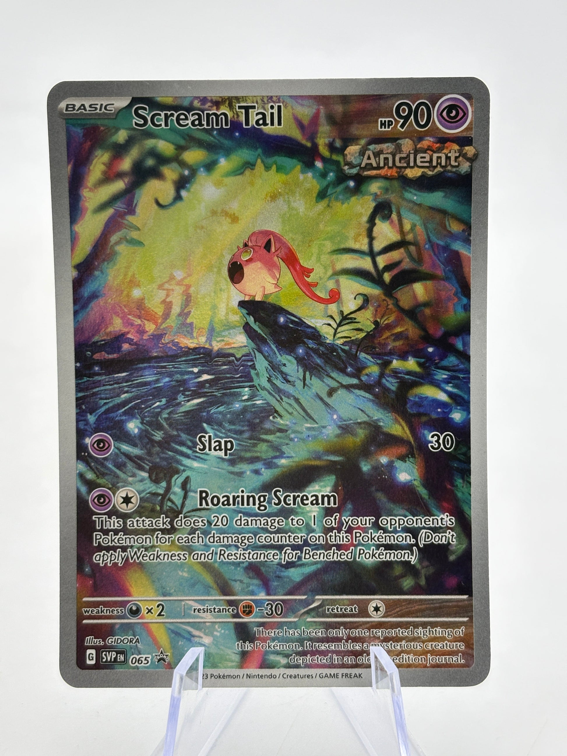 Pokemon TCG SVP Promos - Scream Tail SVP065 Illustration Promo LP FRENLY BRICKS - Open 7 Days