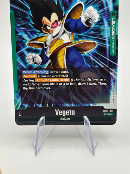 Dragon Ball Super Fusion World - Vegeta FB04-051 Leader Alt Art FRENLY BRICKS - Open 7 Days