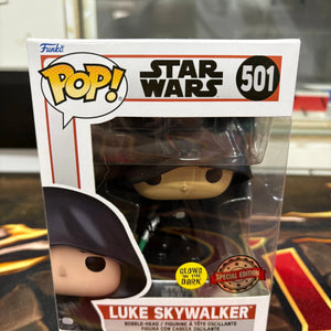 Funko Pop! Vinyl: Star Wars - Luke Skywalker (Glows in the Dark) - 501 FRENLY BRICKS - Open 7 Days