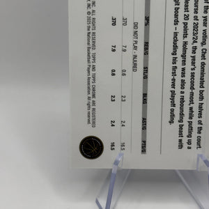 2024-25 Topps Chrome Blue Refractor #99 Chet Holmgren /150 OKC Thunder FRENLY BRICKS - Open 7 Days