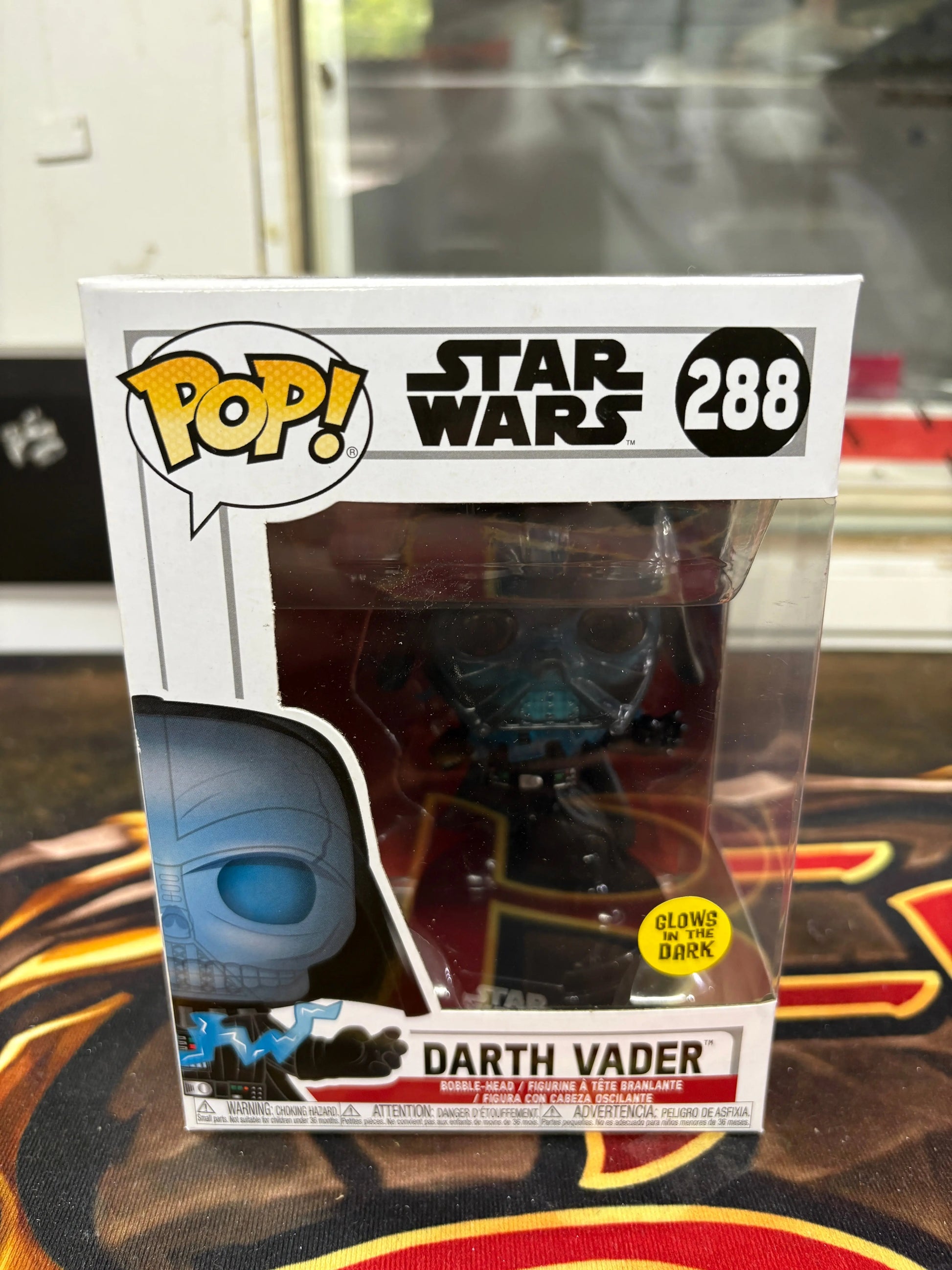 Funko POP! Star Wars Darth Vader Glows in Dark 288 FRENLY BRICKS - Open 7 Days