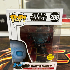 Funko POP! Star Wars Darth Vader Glows in Dark 288 FRENLY BRICKS - Open 7 Days