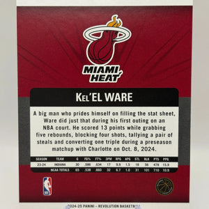 2024-25 Panini Revolution Kel'el Ware RC Blue Storm Rookie #102 FRENLY BRICKS - Open 7 Days