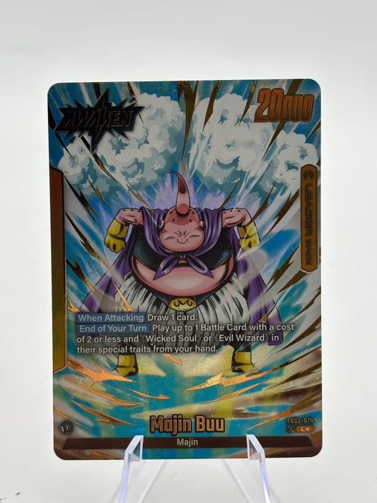 Dragon Ball Super Fusion World - Majin Buu FB03-078 Leader Alt Art Nm FRENLY BRICKS - Open 7 Days