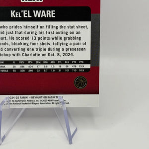 2024-25 Panini Revolution Kel'el Ware RC Blue Storm Rookie #102 FRENLY BRICKS - Open 7 Days