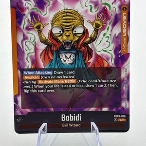 Dragon Ball Super Fusion World - Majin Buu FB03-078 Leader Alt Art Nm FRENLY BRICKS - Open 7 Days