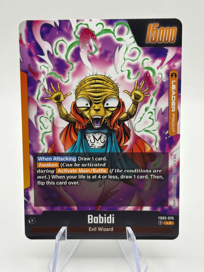 Dragon Ball Super Fusion World - Majin Buu FB03-079 Leader Alt Art Nm FRENLY BRICKS - Open 7 Days