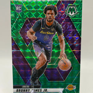 2024-25 Panini Mosaic Basketball - Bronny James Jr. #214 Rookie Green Prism FRENLY BRICKS - Open 7 Days