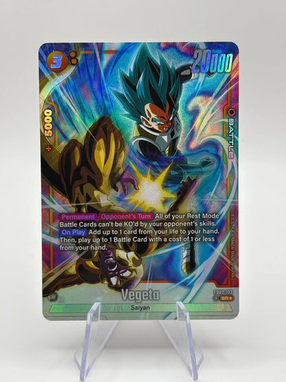Dragon Ball Super Fusion World - Vegeta FB02-133 SR* Alt Art FRENLY BRICKS - Open 7 Days