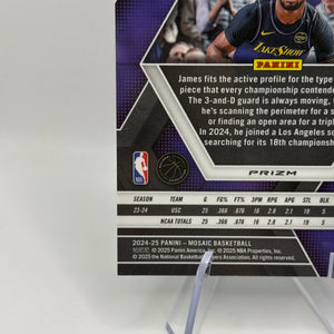 2024-25 Panini Mosaic Basketball - Bronny James Jr. #214 Rookie Green Prism FRENLY BRICKS - Open 7 Days