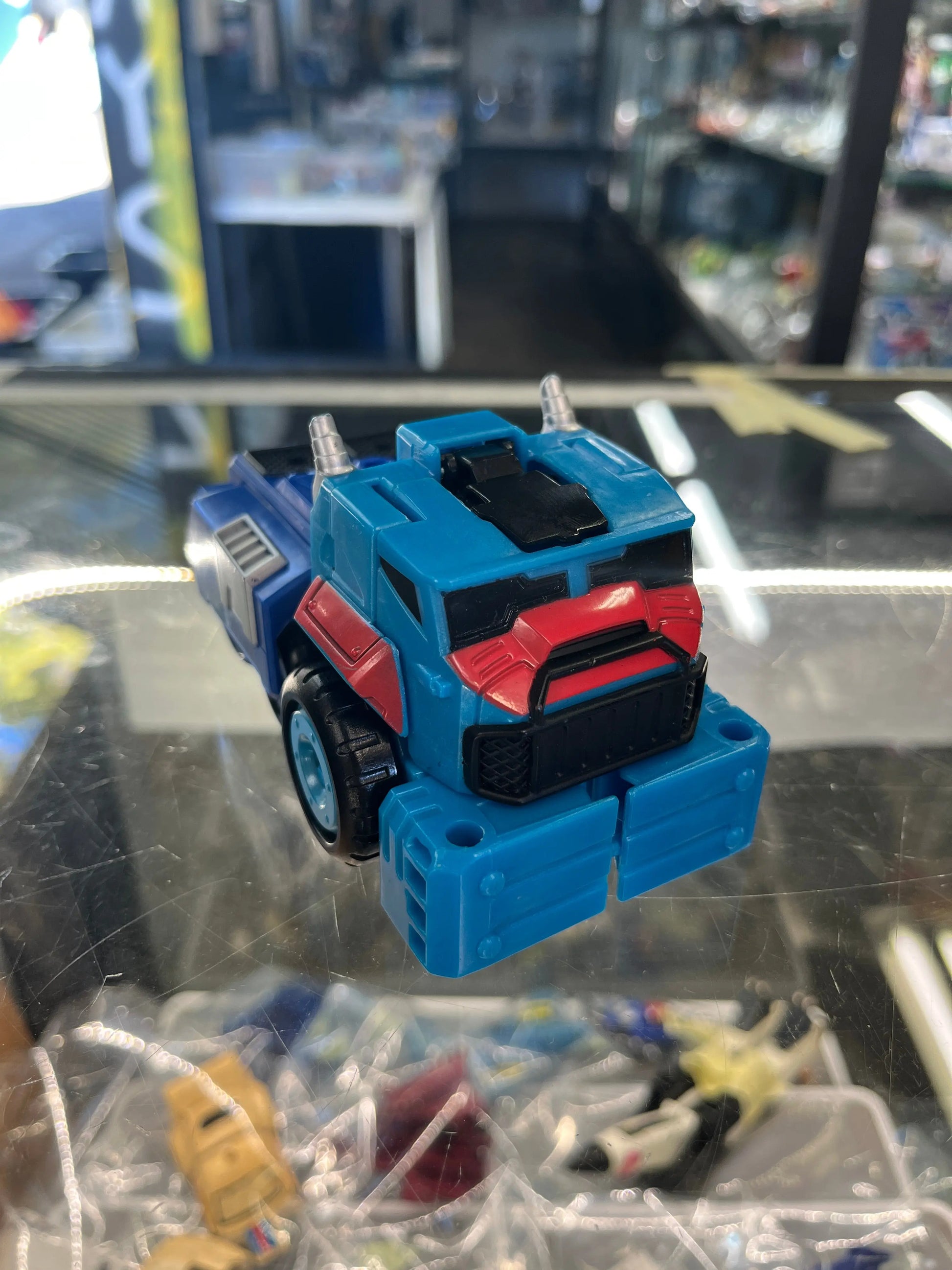 Transformers Rescue Bot Transforming Robot Optimus Prime Blue Truck FRENLY BRICKS - Open 7 Days