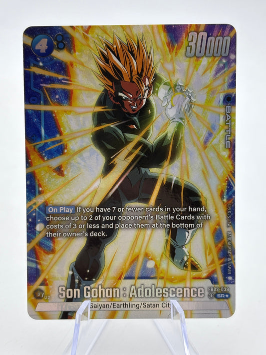 Dragon Ball Super Fusion World - Son Gohan : Adolescence FB03-039 NM FRENLY BRICKS - Open 7 Days