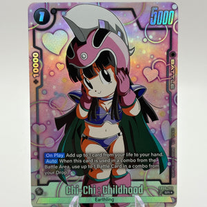 Dragon Ball Super Fusion World - Chi-Chi : Childhood FB06-103 SR* Alt Art FRENLY BRICKS - Open 7 Days