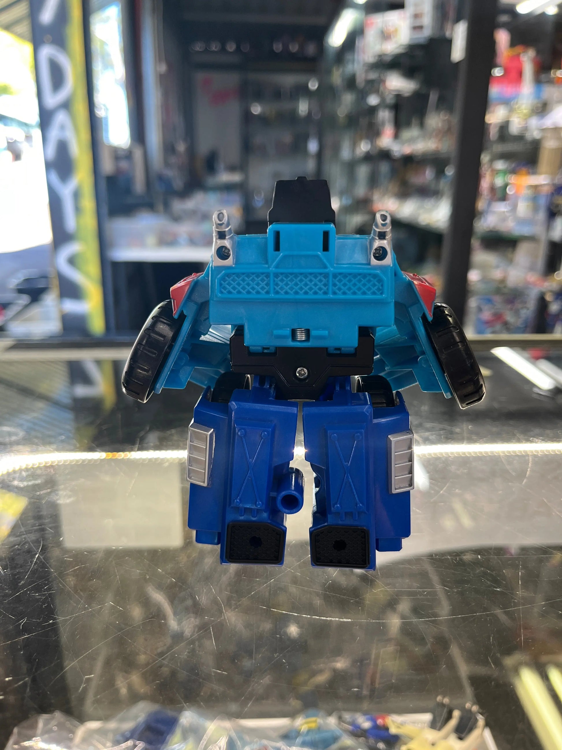 Transformers Rescue Bot Transforming Robot Optimus Prime Blue Truck FRENLY BRICKS - Open 7 Days