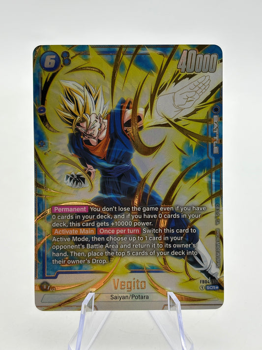 Dragon Ball Super Fusion World - Vegito FB04-130 SCR* Alternate Art NM FRENLY BRICKS - Open 7 Days