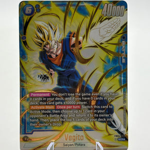 Dragon Ball Super Fusion World - Vegito FB04-130 SCR* Alternate Art NM FRENLY BRICKS - Open 7 Days