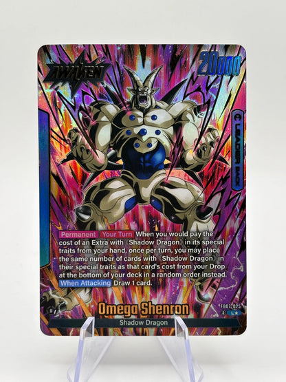 Dragon Ball Super Fusion World - Omega Shenron FB07-025 Leader Alt Art FRENLY BRICKS - Open 7 Days