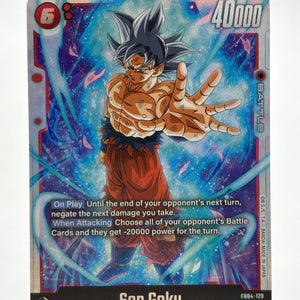 Dragon Ball Super Fusion World - Son Goku FB04-129 SCR NM FRENLY BRICKS - Open 7 Days