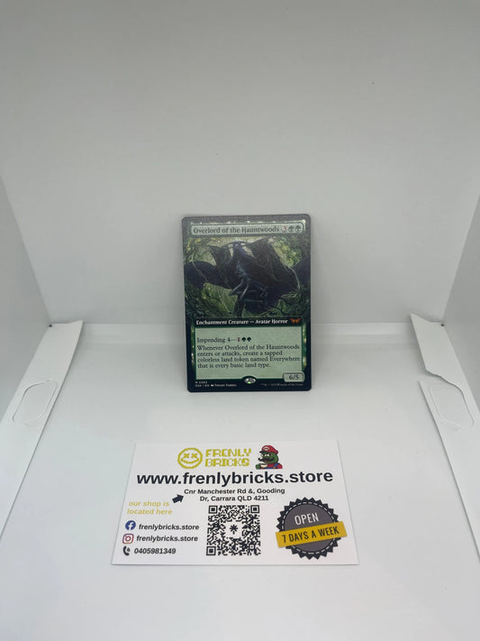 MTG Overlord of the Hauntwoods Extended Art #0383 Duskmourn DSK NM FRENLY BRICKS - Open 7 Days