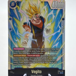Dragon Ball Super Fusion World - Vegito FB04-130 SCR Near Mint FRENLY BRICKS - Open 7 Days