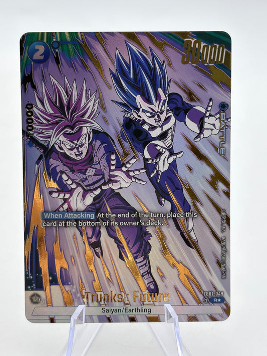 Dragon Ball Super Fusion World - Trunks : Future FB01-049 Rare Alt Art FRENLY BRICKS - Open 7 Days