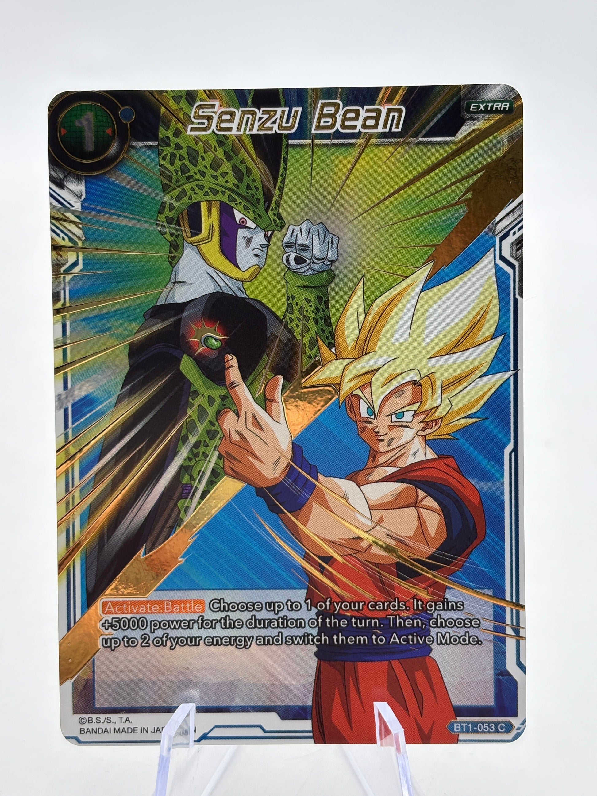 Dragon Ball Super Masters - Senzu Bean Alt Art Gold Stamp BT1-053 C FRENLY BRICKS - Open 7 Days