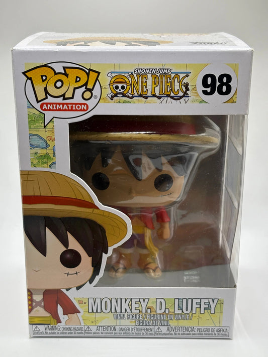 Funko POP! Animation One Piece #98 Monkey D Luffy FRENLY BRICKS - Open 7 Days