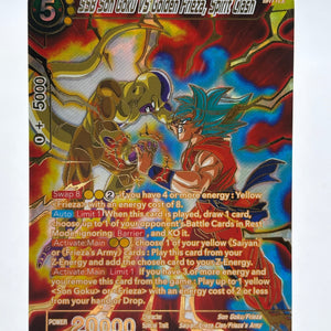 Dragon Ball Super - SSB Son Goku VS Golden Freiza, Spirit Clash BT21-111 SPR (1) FRENLY BRICKS - Open 7 Days