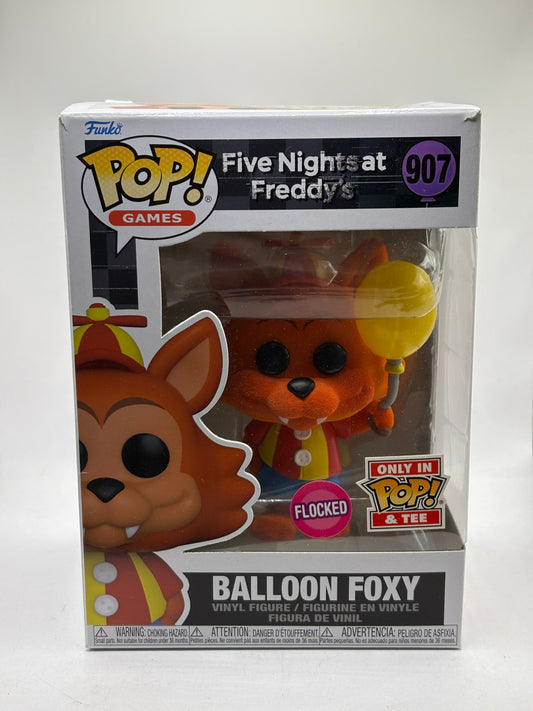 Funko POP! Games Five Nights at Freddys #907 Balloon Foxy Flocked FRENLY BRICKS - Open 7 Days
