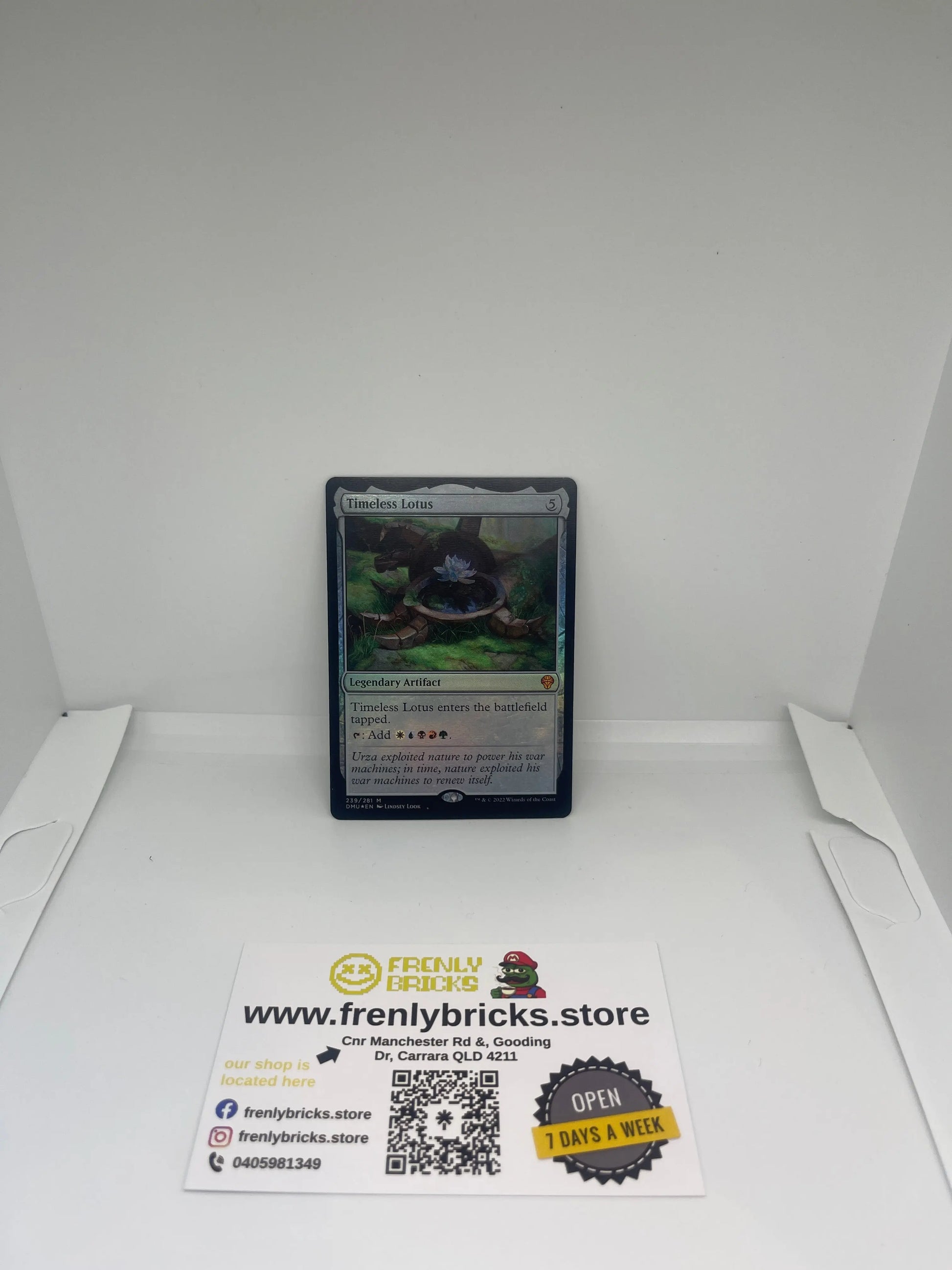 MTG Timeless Lotus Foil #239/281 Dominaria United DMU NM FRENLY BRICKS - Open 7 Days