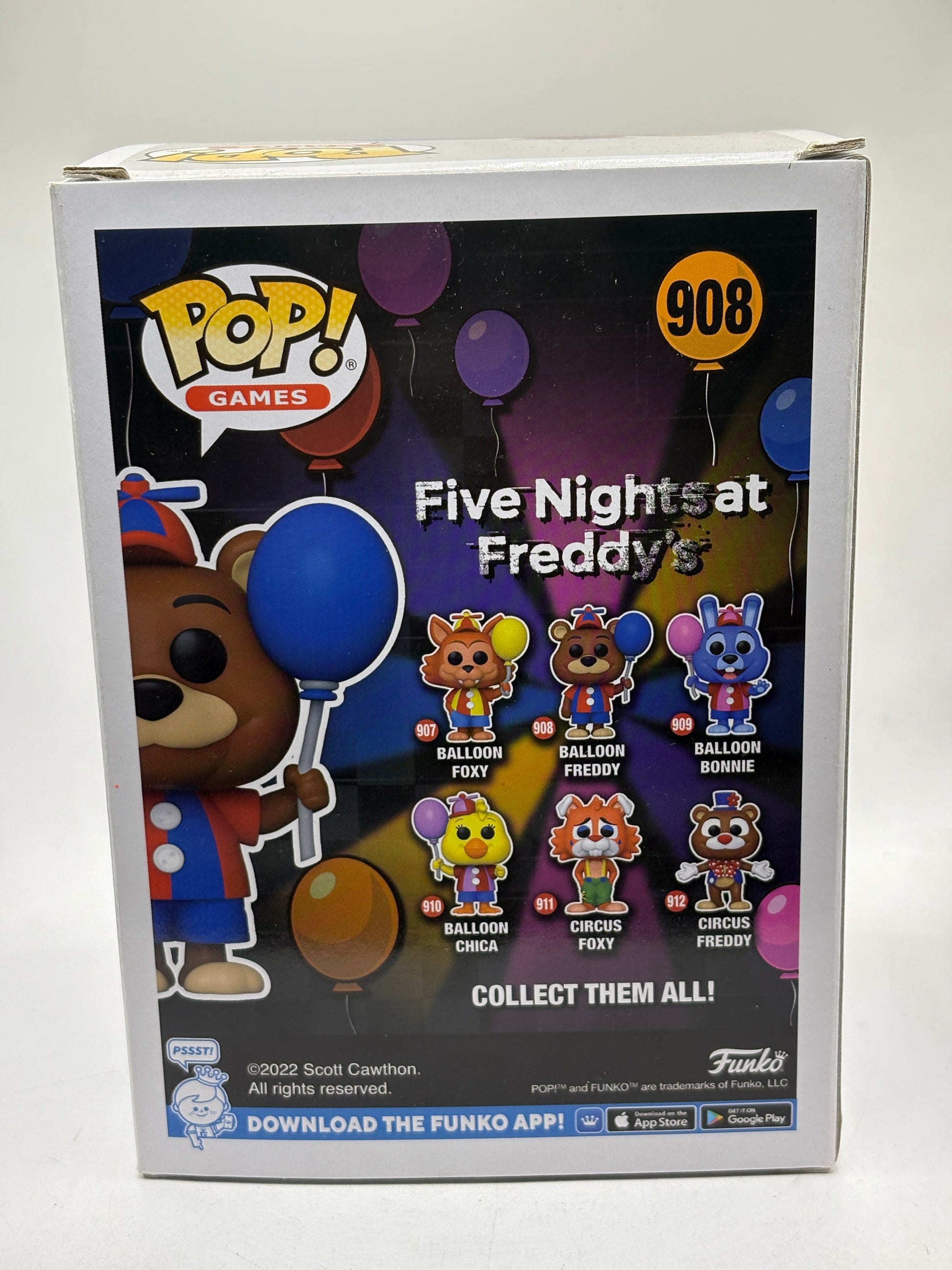 Funko POP! Games Five Nights at Freddys #908 Balloon Freddy FRENLY BRICKS - Open 7 Days