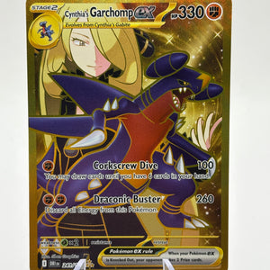 Pokemon TCG Destined Rivals - Cynthia’s Garchomp EX 241/182 Secret LP FRENLY BRICKS - Open 7 Days