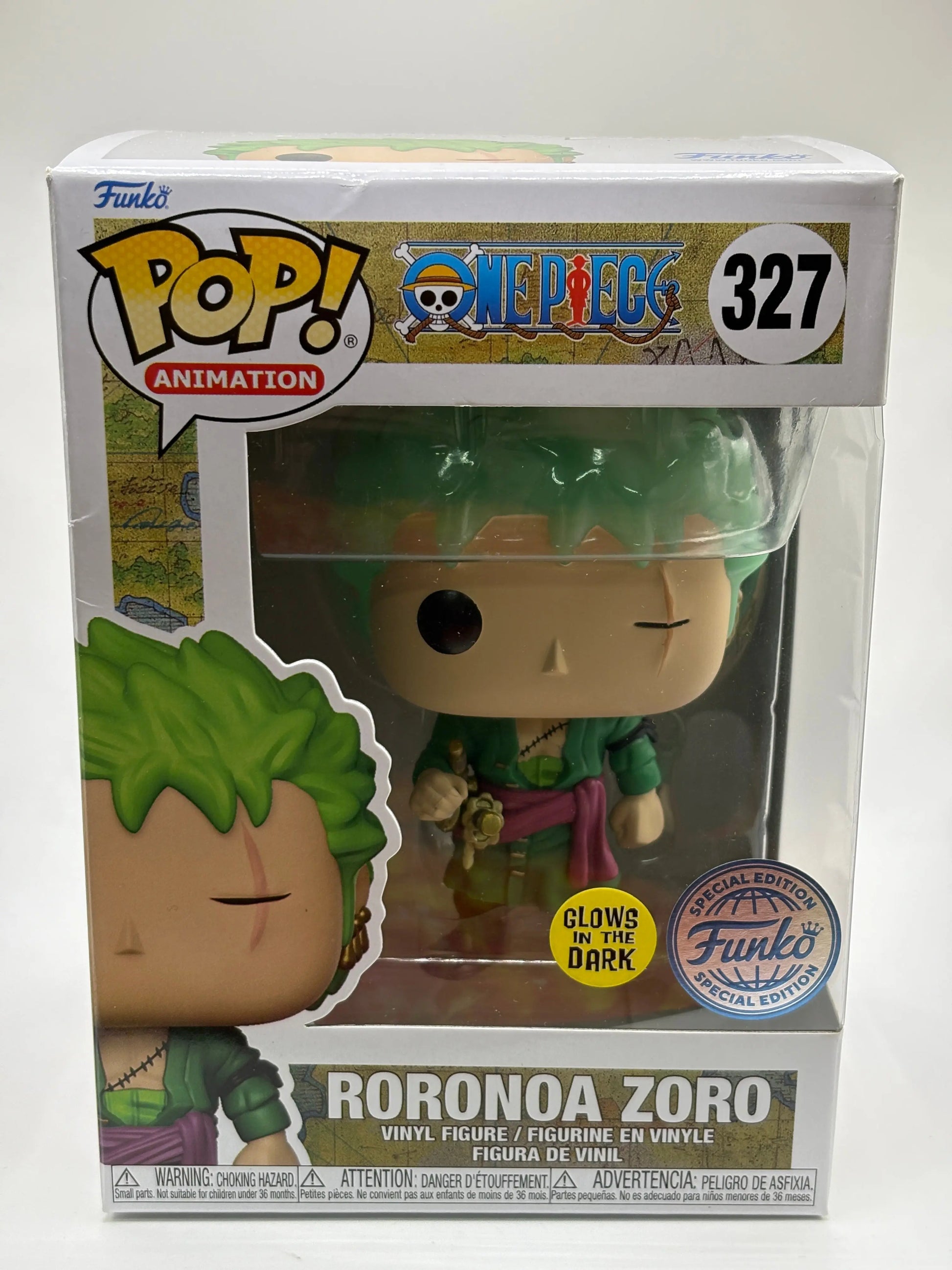 Funko POP! Animation One Piece #327 Roronoa Zoro Glow Special Edition FRENLY BRICKS - Open 7 Days