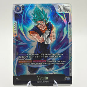 Dragon Ball Super Fusion World - Vegito FB02-139 SCR Nm FRENLY BRICKS - Open 7 Days