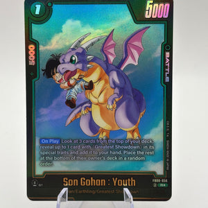 Dragon Ball Super Fusion World - Son Gohan : Youth FB08-056 R* Alt Nm FRENLY BRICKS - Open 7 Days