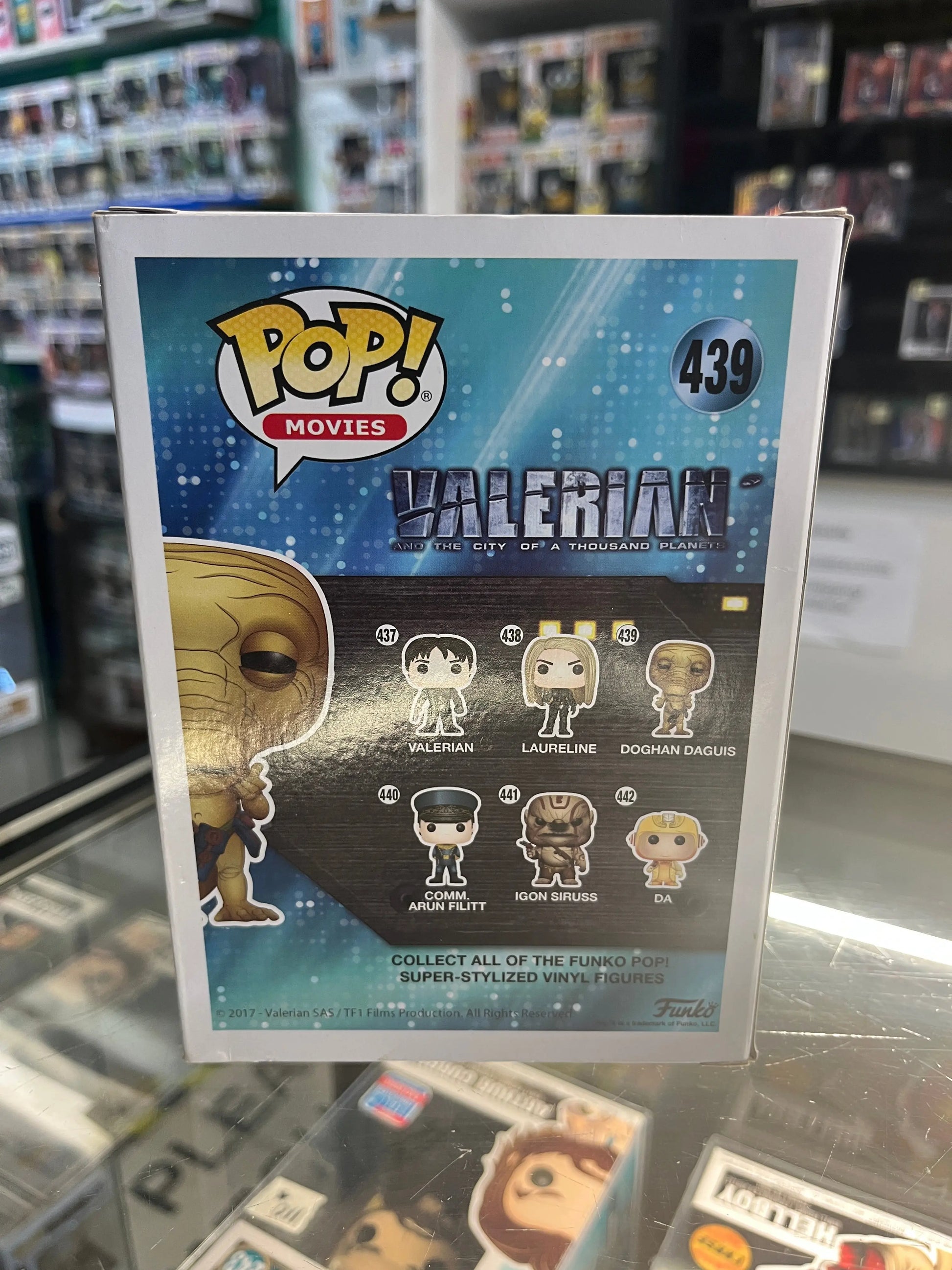 Funko POP Movies Valerian DOGHAN DAGUIS #439 FRENLY BRICKS - Open 7 Days