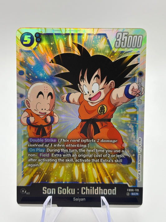 Dragon Ball Super Fusion World - Son Goku : Childhood FB06-119 SCR FRENLY BRICKS - Open 7 Days