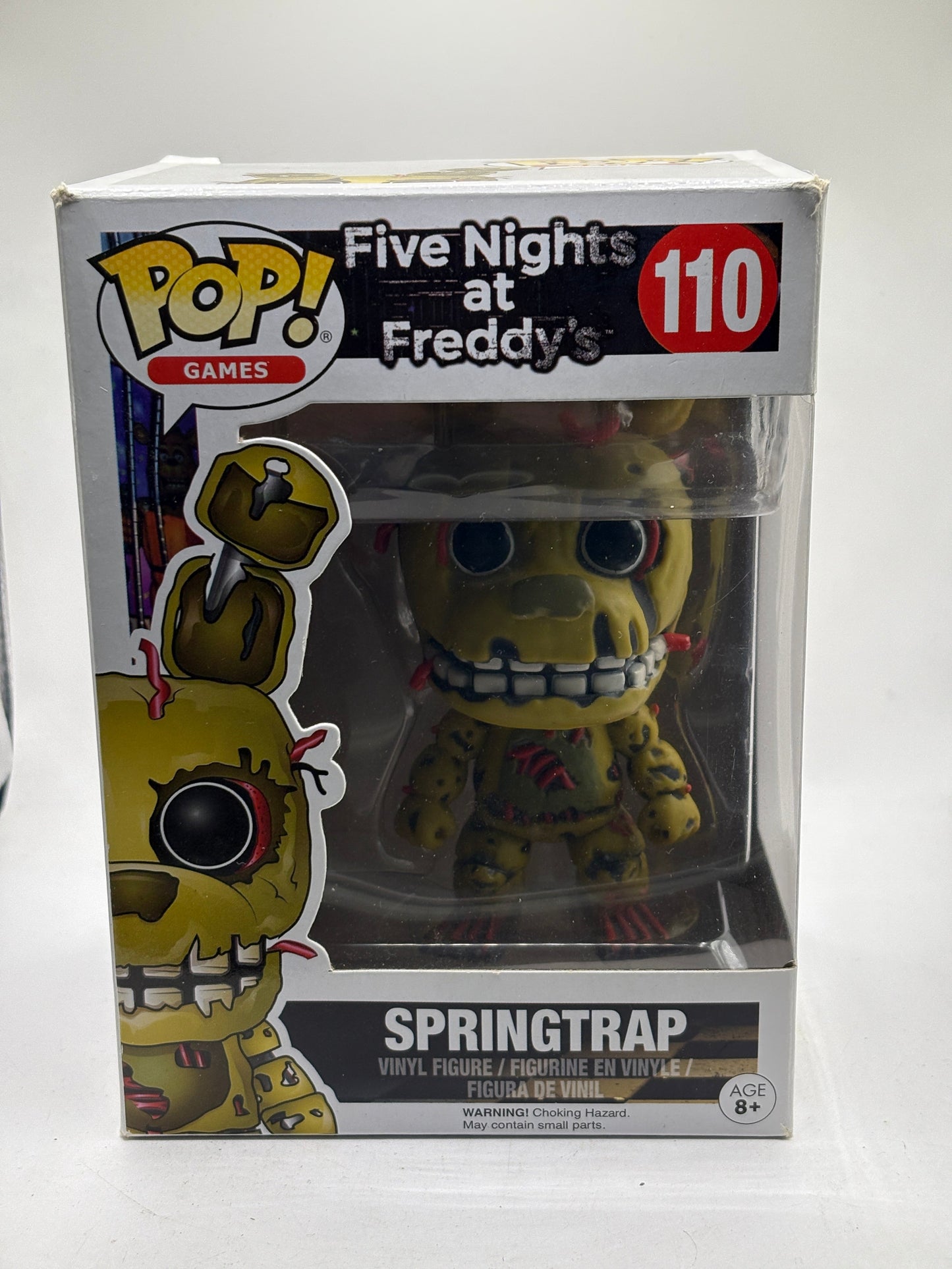 Funko POP! Games Five Nights at Freddys #110 Springtrap *BOX DAMAGE* FRENLY BRICKS - Open 7 Days