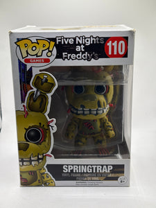 Funko POP! Games Five Nights at Freddys #110 Springtrap *BOX DAMAGE*