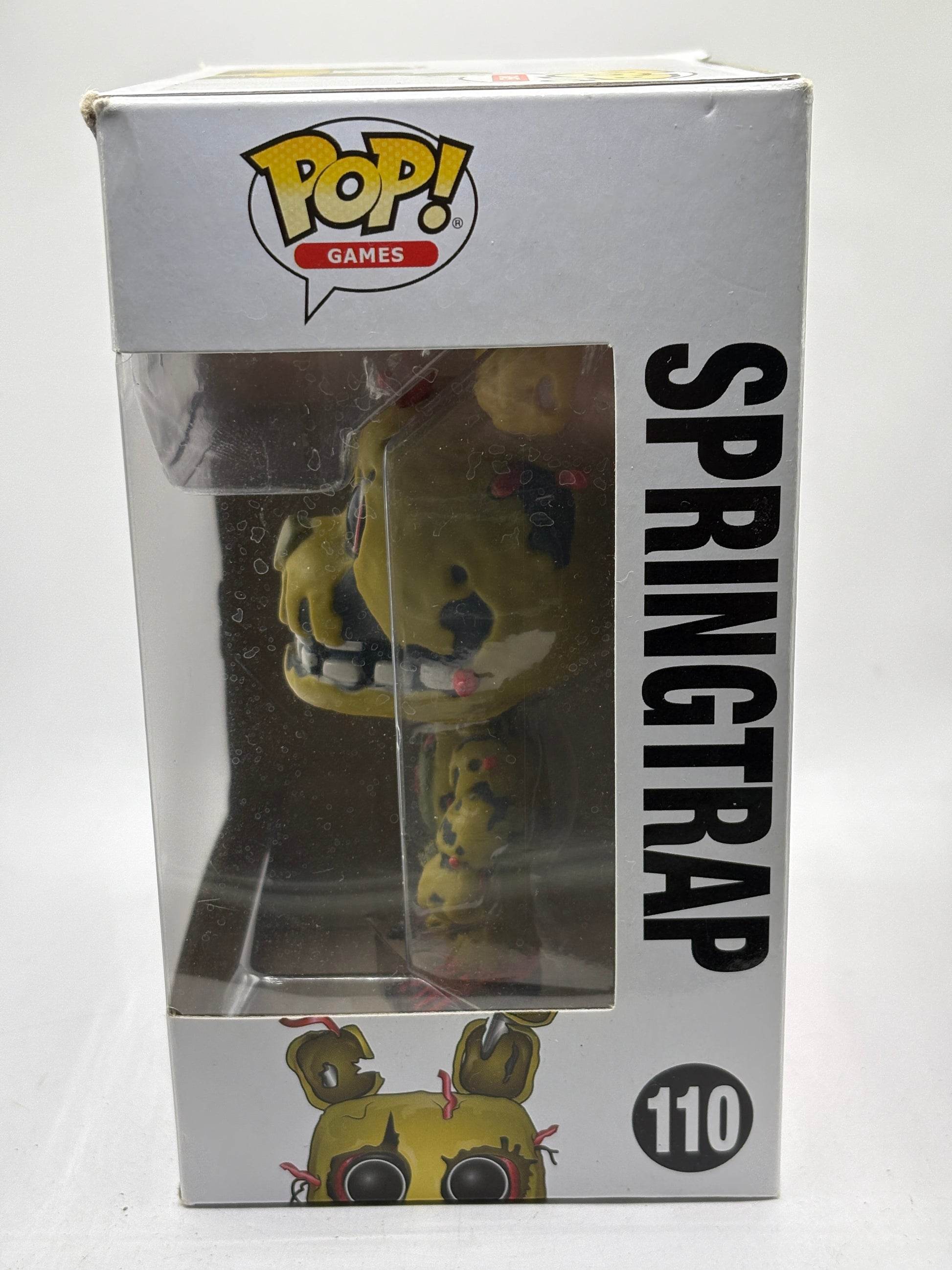 Funko POP! Games Five Nights at Freddys #110 Springtrap *BOX DAMAGE* FRENLY BRICKS - Open 7 Days