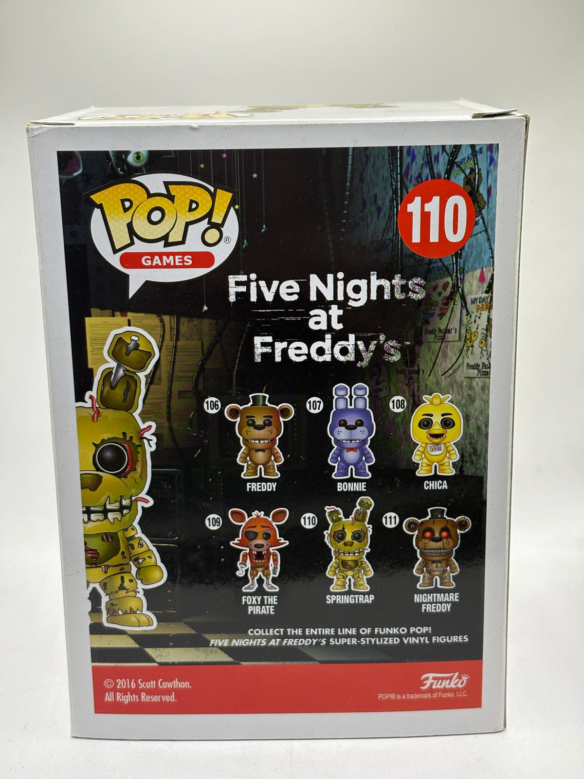 Funko POP! Games Five Nights at Freddys #110 Springtrap *BOX DAMAGE*, photo 9 image 9